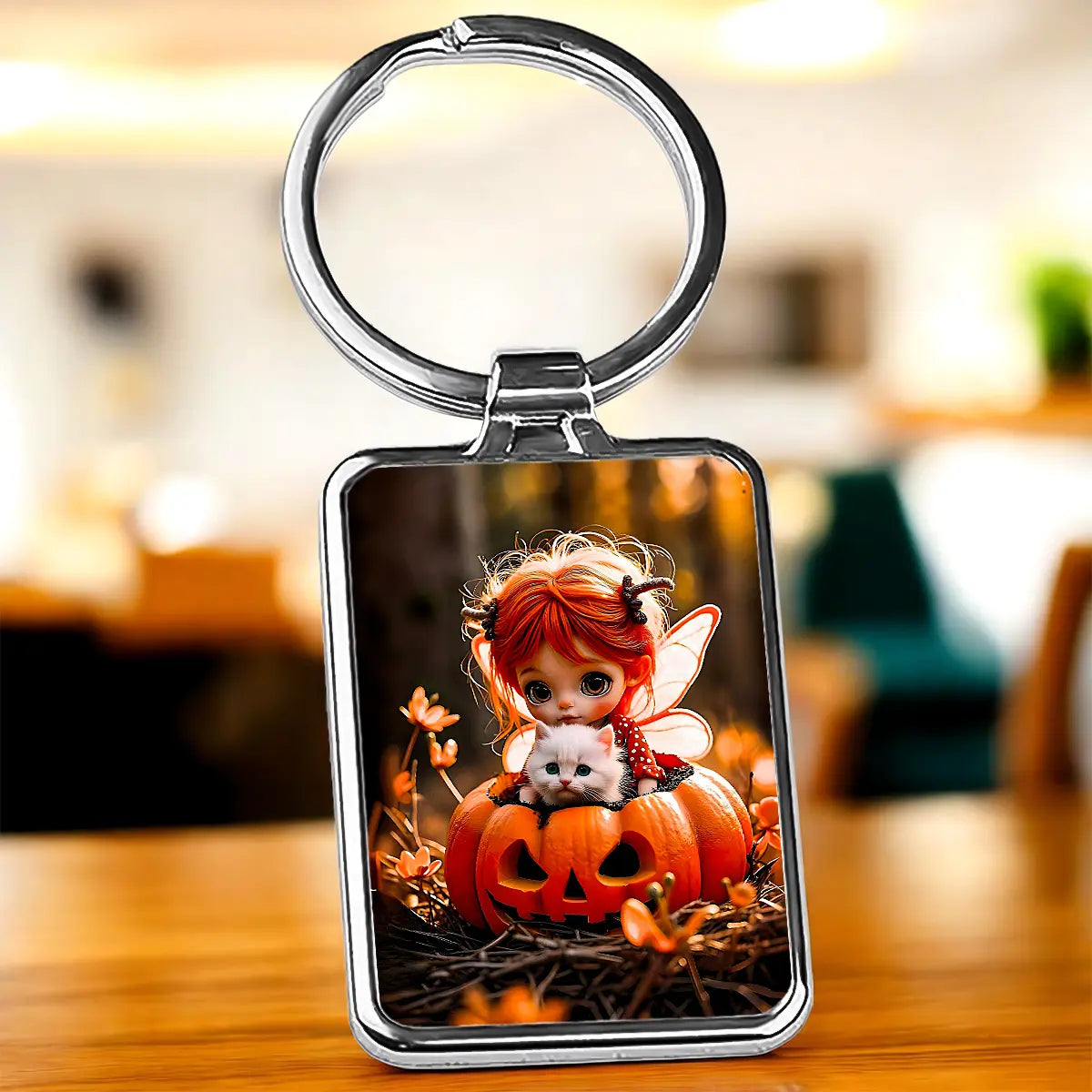Porte Clé Fée Citrouille