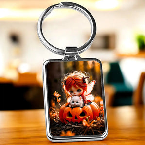 Porte Clé Fée Citrouille