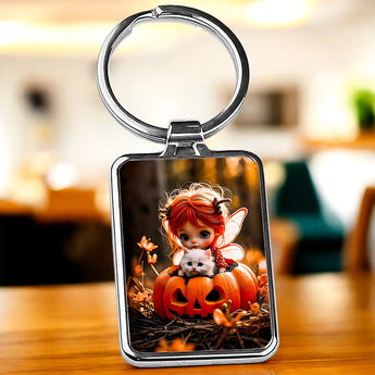 Porte Clé Fée Citrouille