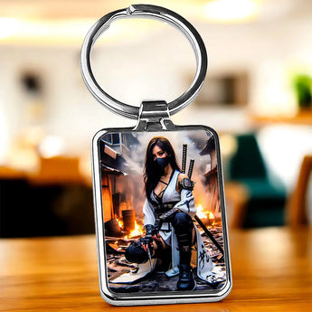 Porte Clé Femme Ninja