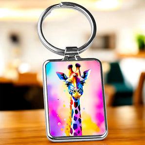 Porte Clé Girafe Pop