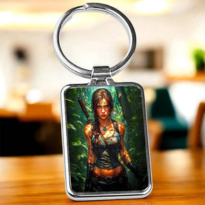 Porte Clé Lara Croft - Les Bois d'Aurore