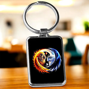 Porte Clé Lion et Lionne
