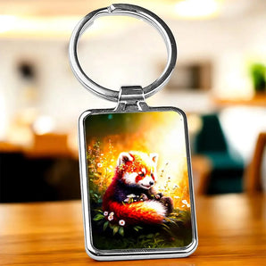 Porte Clé Panda Roux
