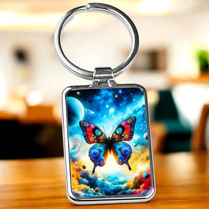 Porte Clé Papillon Univers