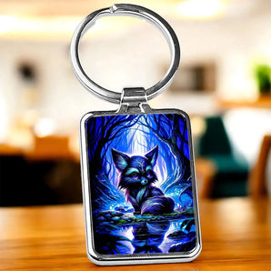 Porte Clé Renard Sombre
