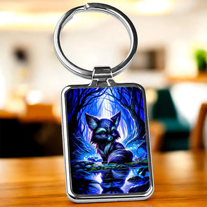 Porte Clé Renard Sombre