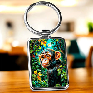 Porte Clé Singe Jungle
