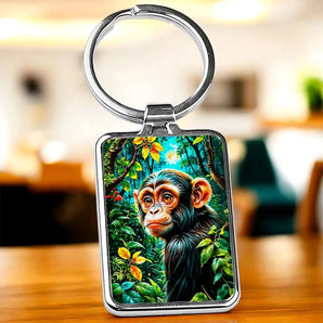 Porte Clé Singe Jungle