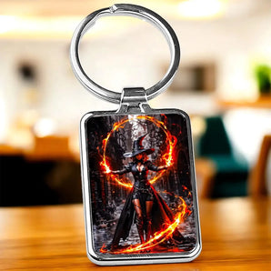 Porte Clé Sorcière Feu