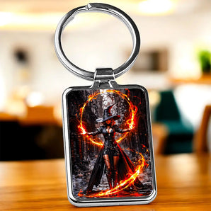 Porte Clé Sorcière Feu
