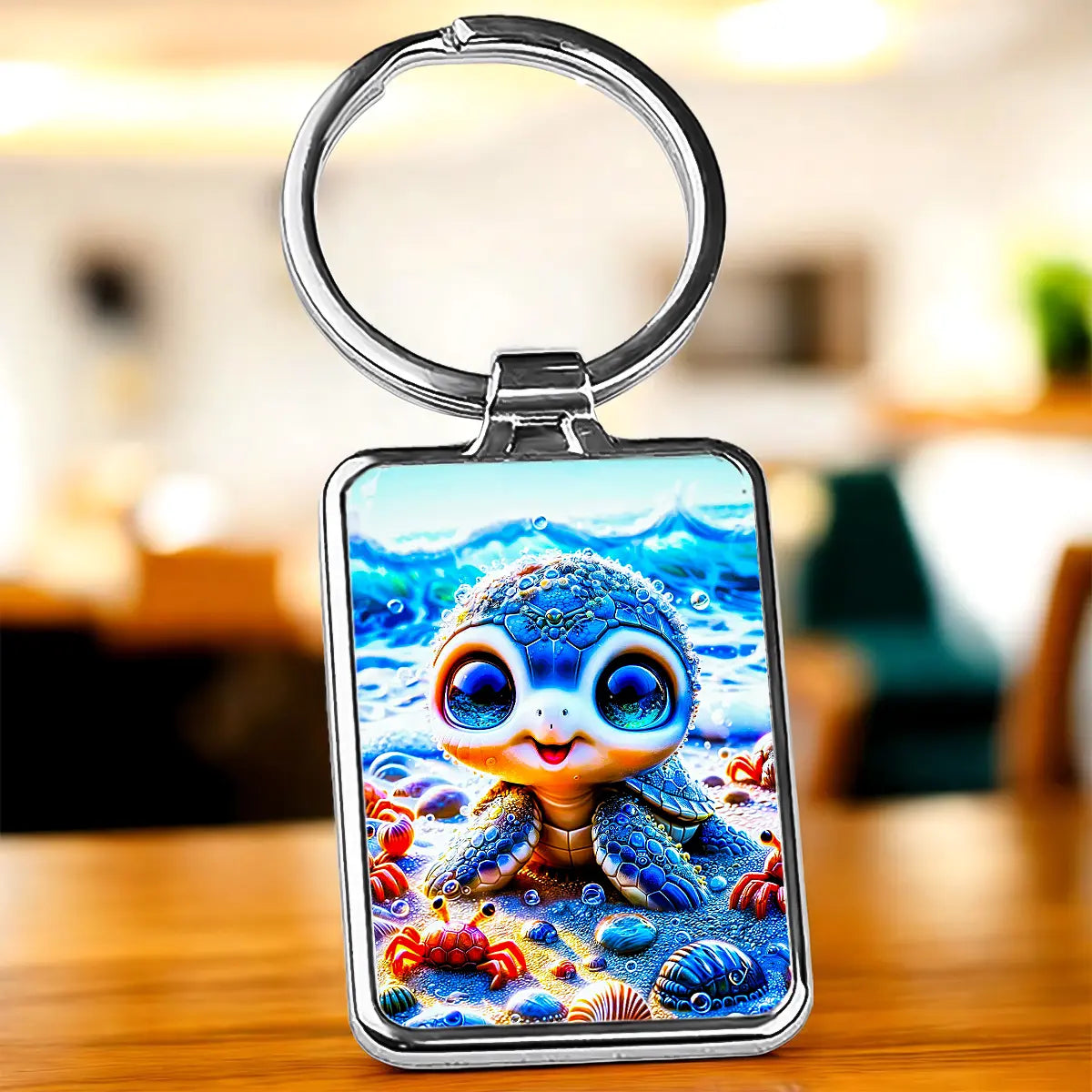 Porte Clé Tortue Adorable