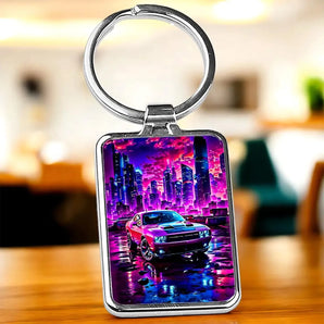 Porte Clé Voiture Futuriste