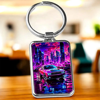 Porte Clé Voiture Futuriste