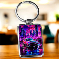 Porte Clé Voiture Futuriste