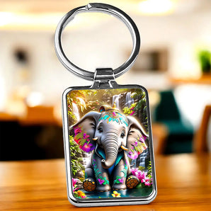 Porte Clé Éléphant Bébé