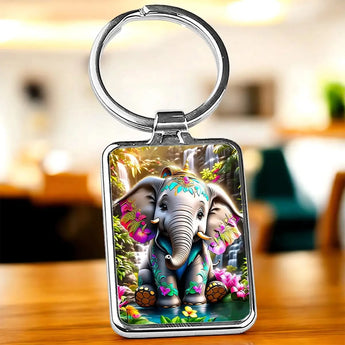 Porte Clé Éléphant Bébé