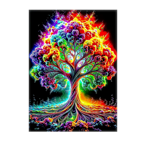 Tableau Arbre de vie Coloré