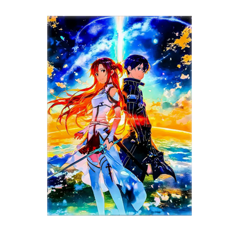 Tableau Asuna et Kirito