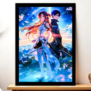 Tableau Asuna et Kirito