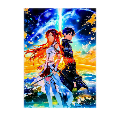 Tableau Asuna et Kirito