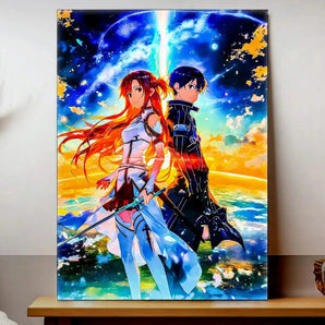 Tableau Asuna et Kirito