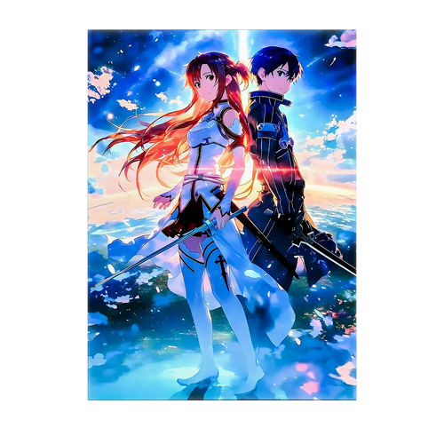Tableau Asuna et Kirito