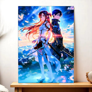 Tableau Asuna et Kirito
