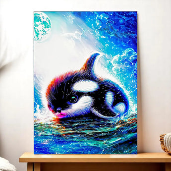 Tableau Bébé Orque