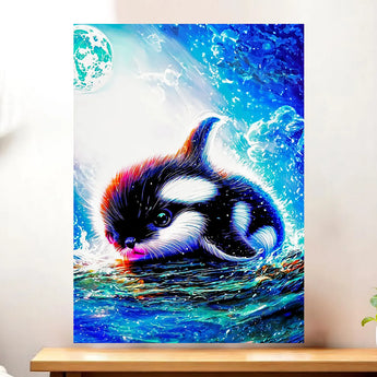 Tableau Bébé Orque
