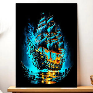 Tableau Bateau Pirate