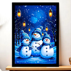 Tableau Bonhomme de neige