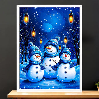 Tableau Bonhomme de neige