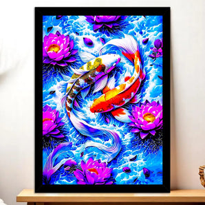 Tableau Carpe Koi