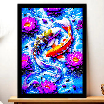 Tableau Carpe Koi