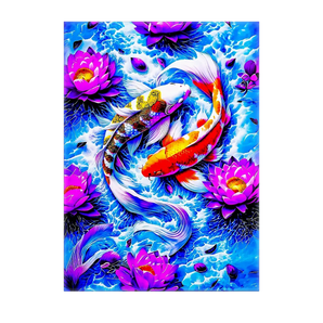 Tableau Carpe Koi