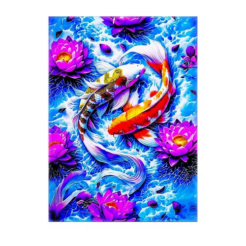 Tableau Carpe Koi