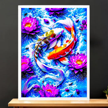 Tableau Carpe Koi
