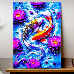 Tableau Carpe Koi
