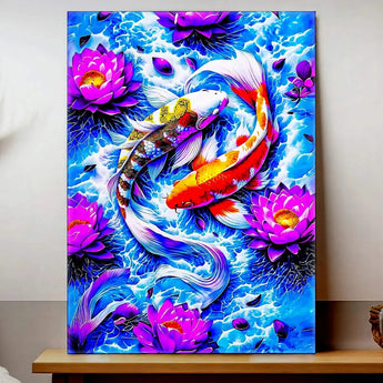 Tableau Carpe Koi