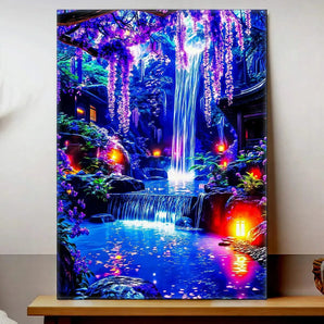 Tableau Cascade Fleur