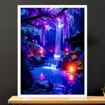Tableau Cascade Fleur