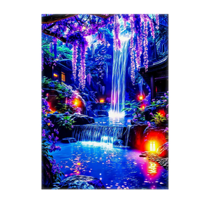 Tableau Cascade Fleur