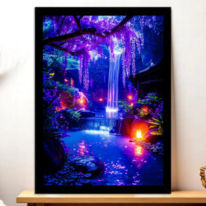 Tableau Cascade Fleur