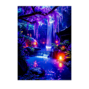 Tableau Cascade Fleur