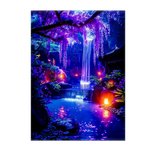 Tableau Cascade Fleur