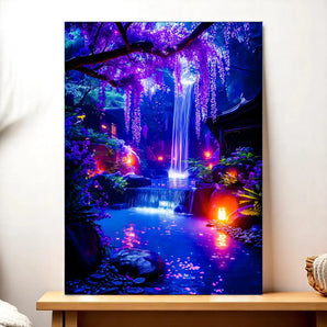 Tableau Cascade Fleur