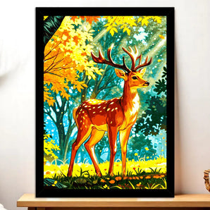 Tableau Cerf Dessin
