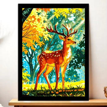Tableau Cerf Dessin