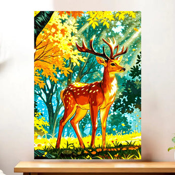 Tableau Cerf Dessin